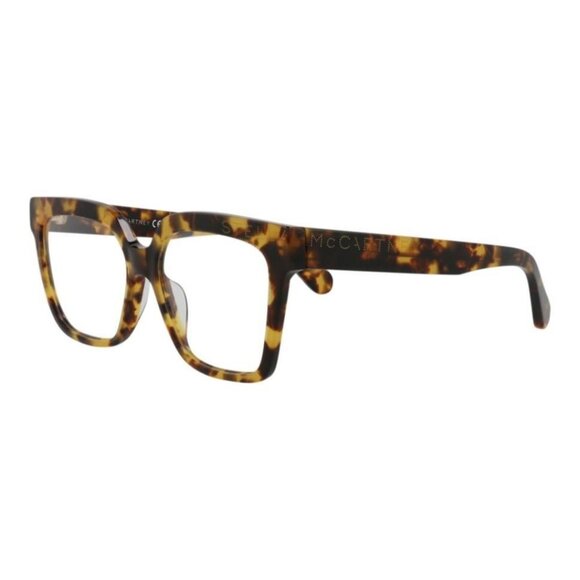 New Authentic Stella McCartney Womens Square/Rectangle Havana Havana Transparent - Picture 1 of 4